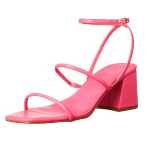 Marc Fisher Strappy Block Heel Sandal 7 Hot Pink